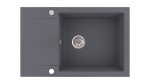 ZLEWOZMYWAK GRANITOWY BERG ELEMENT BRL1011A 1,0 MOC STALOWY METALIK
