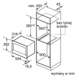 KUCHENKA MIKROFALOWA BOSCH BFR634GB1