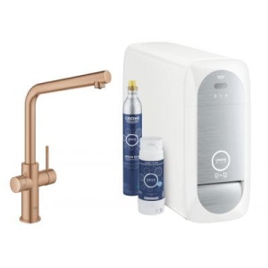 Grohe Blue Home Zestaw startowy z baterią kuchenną Brushed Warm Sunset 31454DL1 od ręki !!