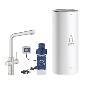 GROHE bateria kuchenna Red Duo Wylewka i bojler w rozmiarze L 30325DC1 w kolorze stal nierdzewna