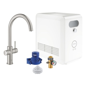 Grohe bateria kuchenna Blue Professional Zestaw w kształcie C 31323DC2 stal nierdzewna