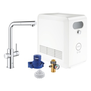 GROHE Blue Professional Zestaw z wyciąganą wylewką w kształcie L  31326002 chrom