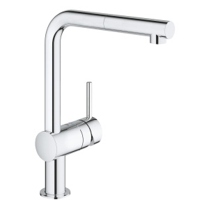 Grohe bateria kuchenna Minta z wyciąganą wylewką 32168000 chrom