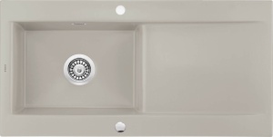 DEANTE ZLEWOZMYWAK SABOR CERAMICZNY 1-KOM. Z OC. BEŻ 1115X510 ZCB C113 - DOSATAWA GRATIS