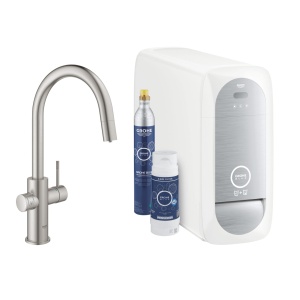 Grohe Blue Home Zestaw startowy z wyciąganą wylewką w kształcie C 31541DC0 od ręki!!!