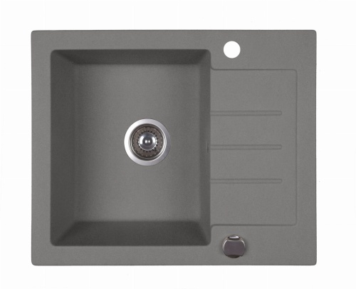ZLEWOZMYWAK GRANITOWY BERG UNIT BRG1011A 1,0 MOC STALOWY METALIK - DOSTAWA GRATIS