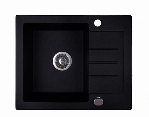 ZLEWOZMYWAK GRANITOWY BERG UNIT BRG1211A 1,0 MOC CZARNY METALIK - DOSTAWA GRATIS