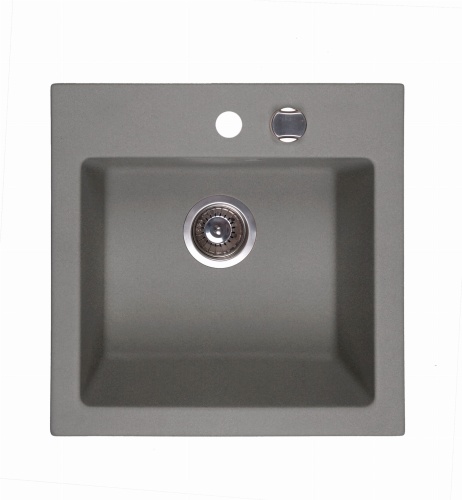 ZLEWOZMYWAK GRANITOWY BERG UNIT BRG10103 1,0 BOC STALOWY METALIK - DOSTAWA GRATIS