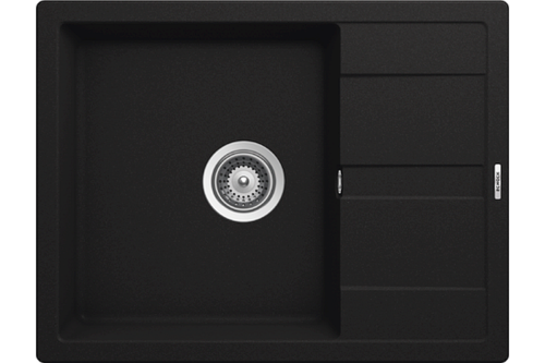 ZLEWOZMYWAK GRANITOWY SCHOCK RONDA D-100L ONYX CRISTALITE+ - DOSTAWA GRATIS