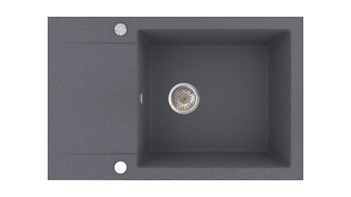 ZLEWOZMYWAK GRANITOWY BERG ELEMENT BRL1011A 1,0 MOC STALOWY METALIK - DOSTAWA GRATIS