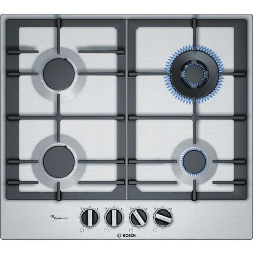 BOSCH PŁYTA GAZOWA PCH6A5B90 STAL 60 CM - DOSTAWA GRATIS - WYPRZEDAŻ