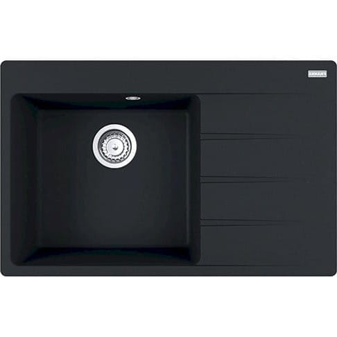 FRANKE Zlewozmywak Wbudowywany Fragranit + Centro CNG 611-78 TL Lewyn Czarny Mat 114.0633.145 - DOSTAWA GRATIS