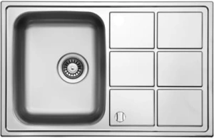 ZLEWOZMYWAK STALOWY BERG RILL 1,0 OC - LEN LTL780.500GT8 - DOSTAWA GRATIS
