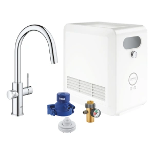Grohe bateria kuchenna Blue Professional Zestaw z wylewką w kształcie C 31325002 chrom