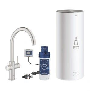 Grohe Red Duo Wylewka i bojler w rozmiarze L 30079DC1 stal nierdzewna