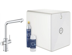 GROHE BATERIA Z FILTREM BR1 OHM SINK L-SPOUT EU STAL NIERDZEWNA.  31727DC0