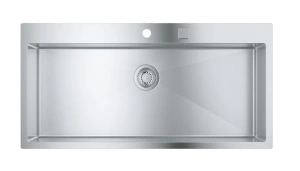 GROHE K800 ZLEWOZMYWAK, 1-KOMOROWY, KOLOR STAL SZCZOTKOWANA, 120, 102,4/56 CM