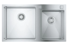 GROHE K800 ZLEWOZMYWAK, 90, 2-KOMOROWY, KOMORA LEWA, KOLOR STAL SZCZOTKOWANA