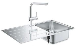 GROHE K500 ZESTAW ZLEWOZMYWAKOWY, 1-KOMOROWY, KOLOR STAL SZCZOTKOWANA, 45