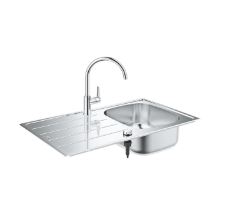 GROHE K200 ZESTAW ZLEWOZMYWAKOWY, 1-KOMOROWY, KOLOR STAL SZCZOTKOWANA, 45