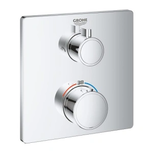 GROHE GROHTHERM ELEMENT ZEWNĘTRZNY PODTYNKOWY, KOLOR CHROM, TERMOSTATYCZNY