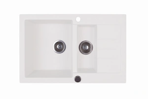 ZLEWOZMYWAK GRANIOWY BERG UNIT BRG16513 1,5 COMPACT MOC BIAŁY ALABASTER - DOSTAWA GRATIS
