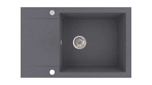 ZLEWOZMYWAK GRANITOWY BERG ELEMENT BRL1011A 1,0 MOC STALOWY METALIK - DOSTAWA GRATIS