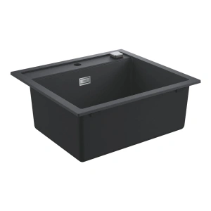 GROHE K700 ZLEW 1-KOMOROWY, 60 -C 56/51- czarny metalik do szafki 60cm -DWZ.  31651AP0