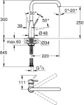 GROHE BATERIA ACCENT ZLEWOZMYWAKOWA STAL NIERDZEWNA 30423DC0