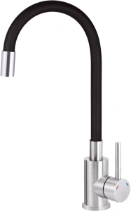 ICEBERG BATERIA FLEX EW CZARNY MAT/STAL SZCZOTKOWANA BDF02SPQ - DOSTAWA GRATIS