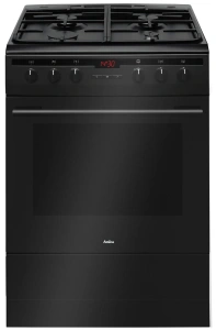 AMICA KUCHNIA 617GES2.33HZPTANA(BM) WOLNOSTOJĄCA CZARNA 60CM