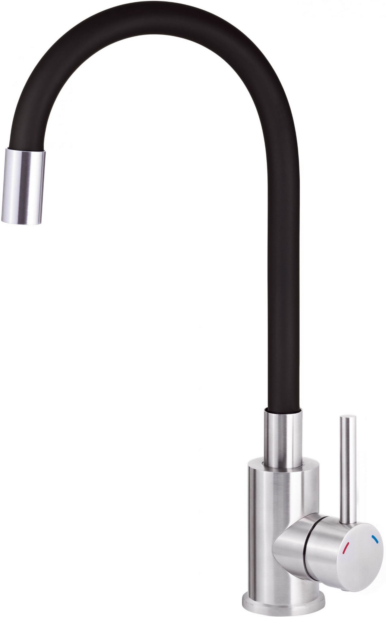 ICEBERG BATERIA KUCHENNA FLEX CZARNY + STAL SZCZOTKOWANA BDF02SPQ